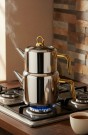 Thales Stål Tekanne Settet Gull thumbnail