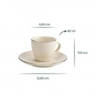 Vergil Kaffekoppsett Gull thumbnail