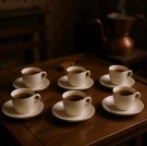 Vergil Kaffekoppsett Gull thumbnail