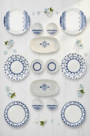 Moderna Maku 14‑delt Porselens Frokostsett